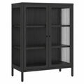 Kommode – 80 cm, Schwarz, für Wohnzimmer und Flur