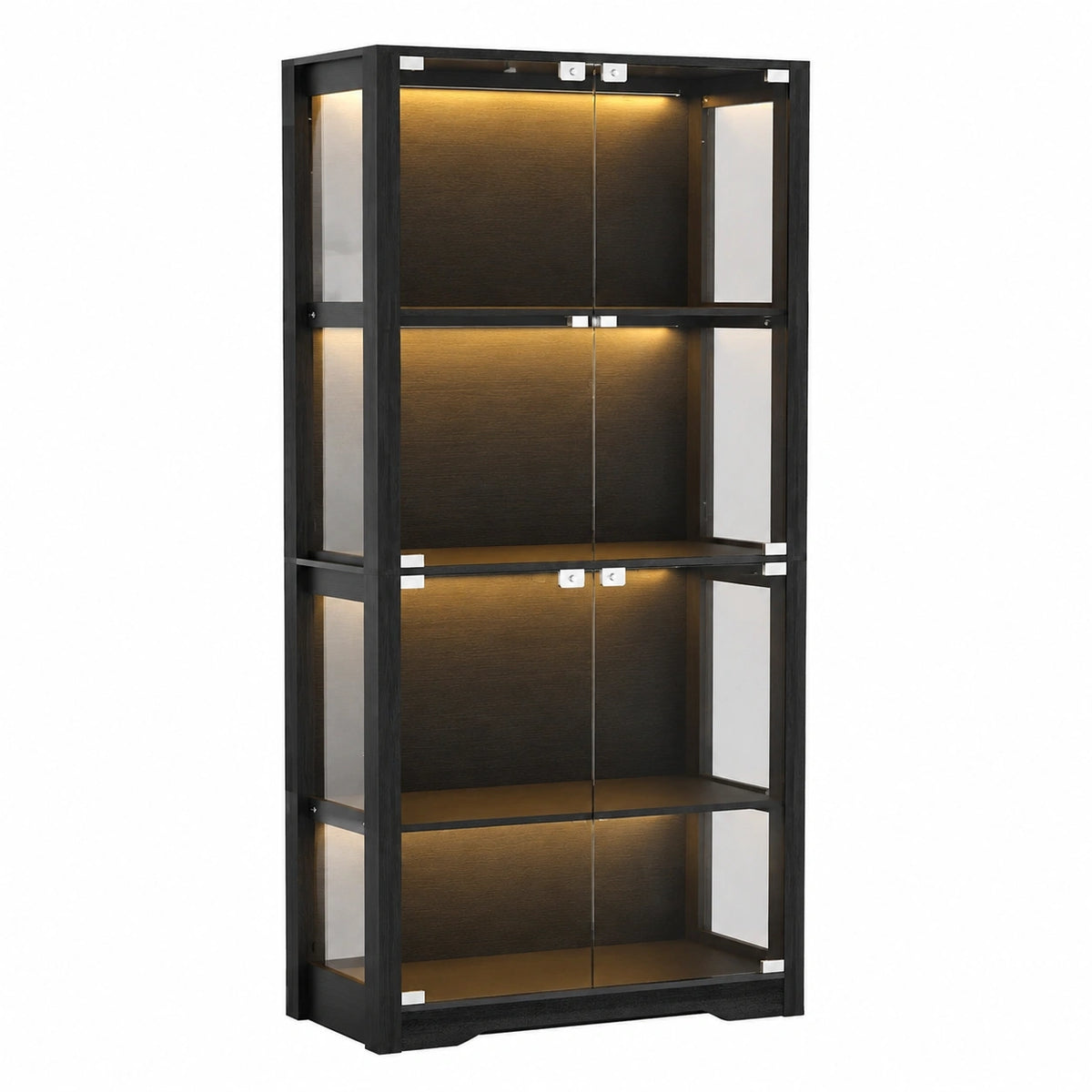 Vitrine – mit LED-Beleuchtung, für Büro